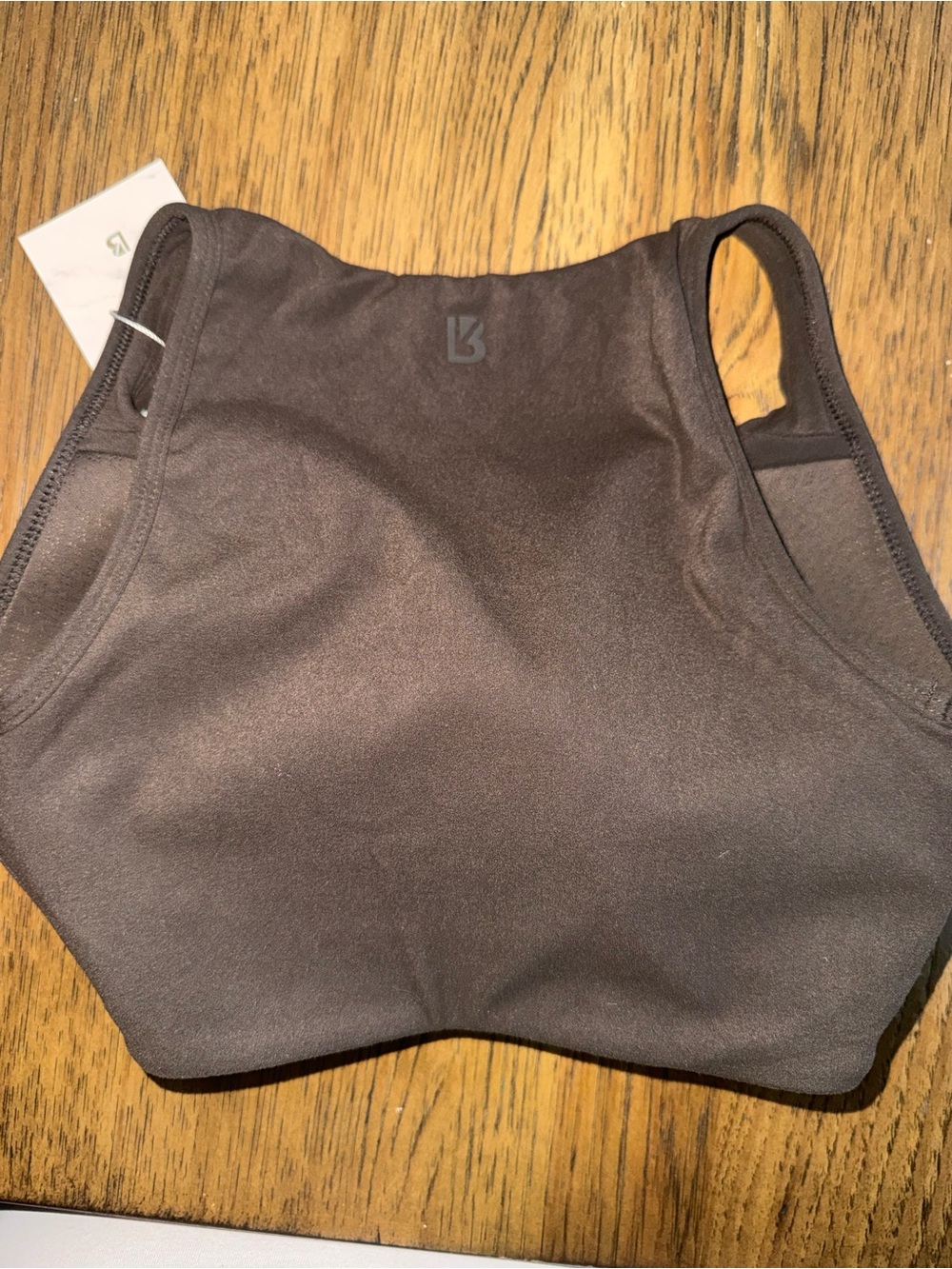 BuffBunny Brown Twist-Front Seamless Sports Bra - Picture 4 of 5